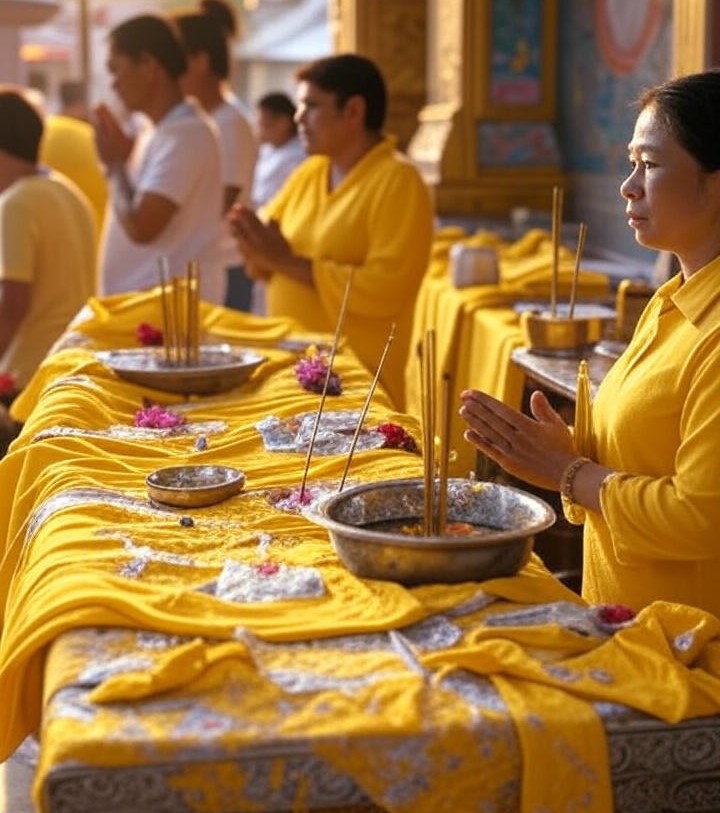 Yellow Clothes Offering