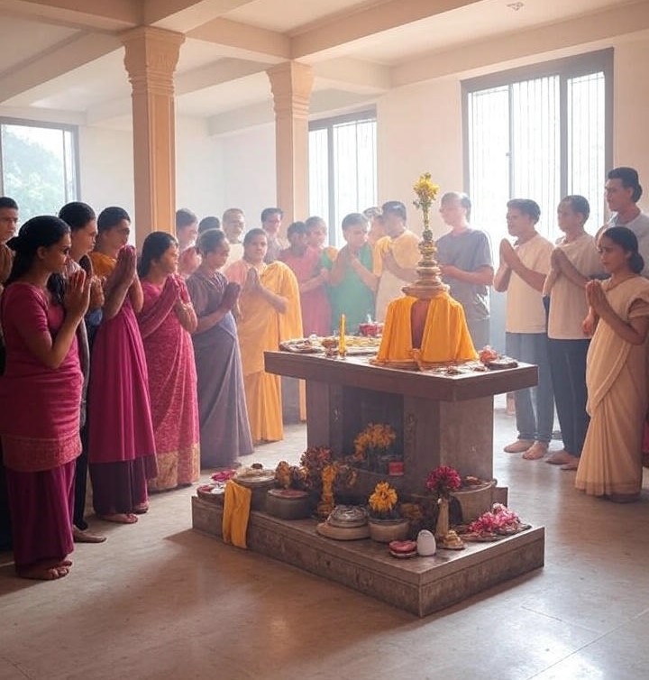 Devotees in Prayer